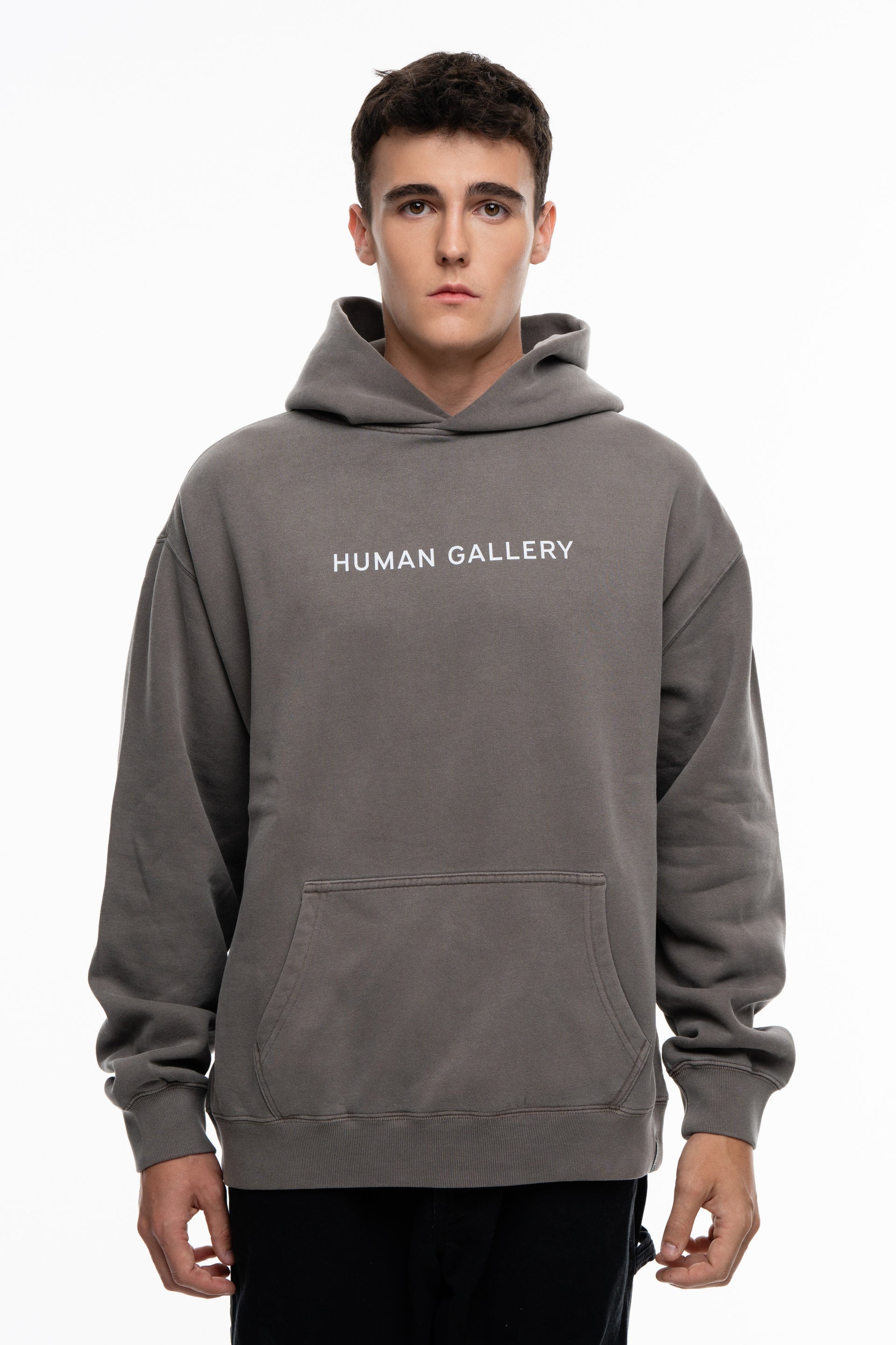 Faded Logo Hoodie (Cloudy Grey)